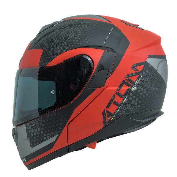 Casco Mt Atom Sv Adventure A5 Rojo Mate2 - Punto Llantas 2