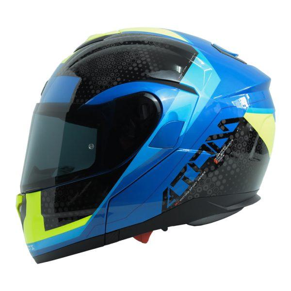 Casco Mt Atom Sv Adventure A7 Azul Brillo1 - Punto Llantas 2
