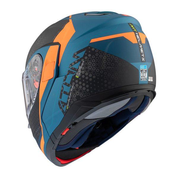 Casco Mt Atom Sv Adventure B7 Azul Mate1 - Punto Llantas 3