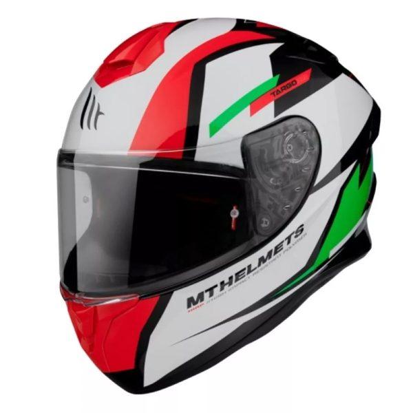 Casco Mt Targo Pro Sound C6 Verde Perla Brillo2 - Punto Llantas 3