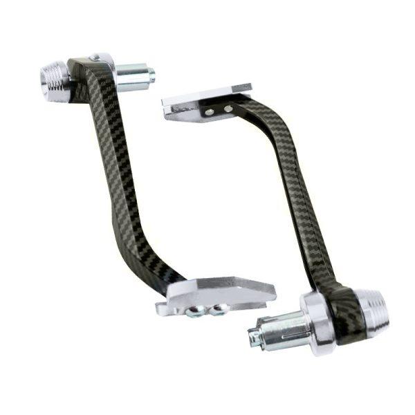 Protector De Manigueta Carbono Plata - Punto Llantas 1