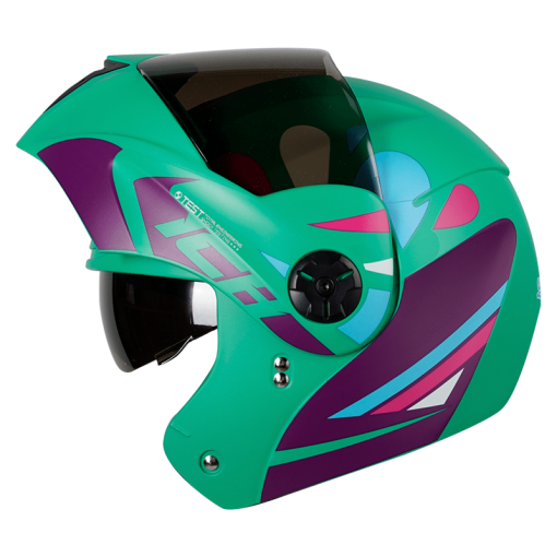 Casco Ich 3110 Lotus Agua Marina Mate Azul
