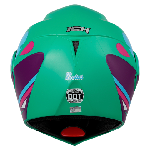 Casco Ich 3110 Lotus Agua Marina Mate Azul - Image 5