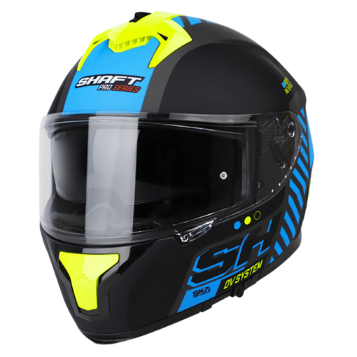 Casco Shaft Pro 610Dv Nos Gris Mate Azul - Image 6
