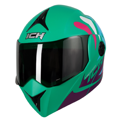 Casco Ich 3110 Lotus Agua Marina Mate Azul - Image 3
