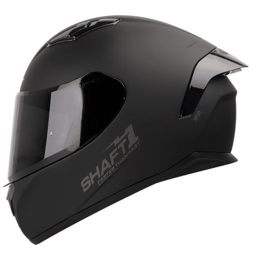 Casco Shaft 582Sp Solid Negro Brillo Gris