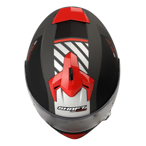 Casco Shaft Pro 610Dv Nos Gris Mate Rojo - Image 2