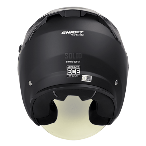 Casco Shaft Pro 235Dv Solid Negro Mate Gris - Image 3