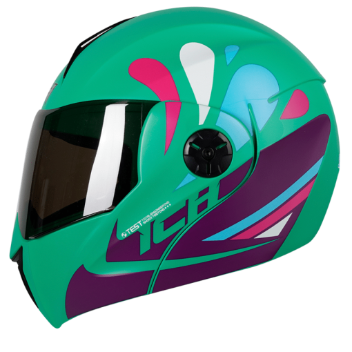 Casco Ich 3110 Lotus Agua Marina Mate Azul - Image 2