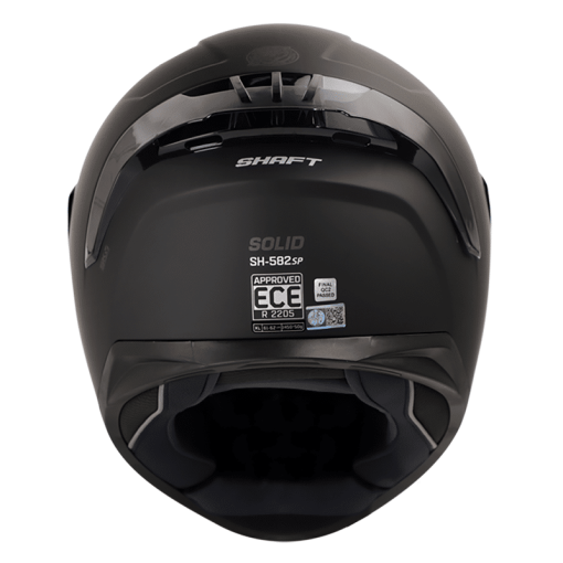 Casco Shaft 582Sp Solid Negro Brillo Gris - Image 2