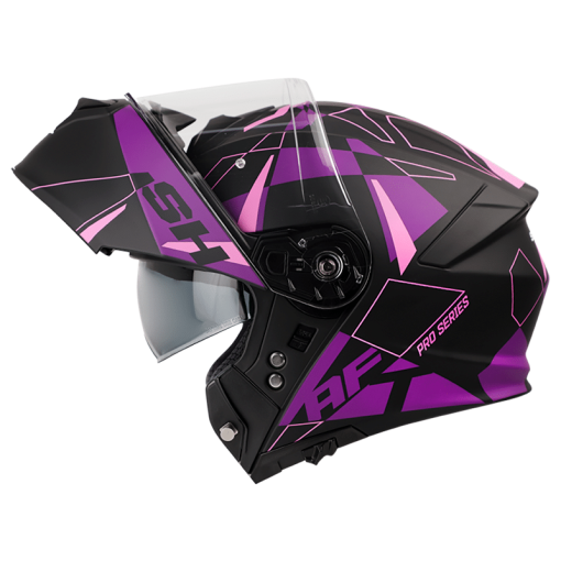 Casco Shaft Pro 4000Dv Multiverse Negro Mate Fucsia