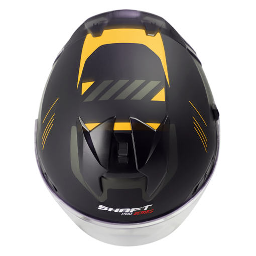 Casco Shaft Pro 235Dv Tommy Negro Mate Dorado - Image 2