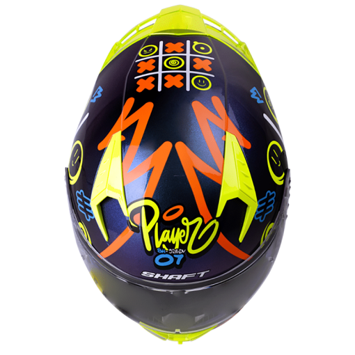 Casco Shaft 526Sp Triqui Evo Camaleon Amarillo - Image 6