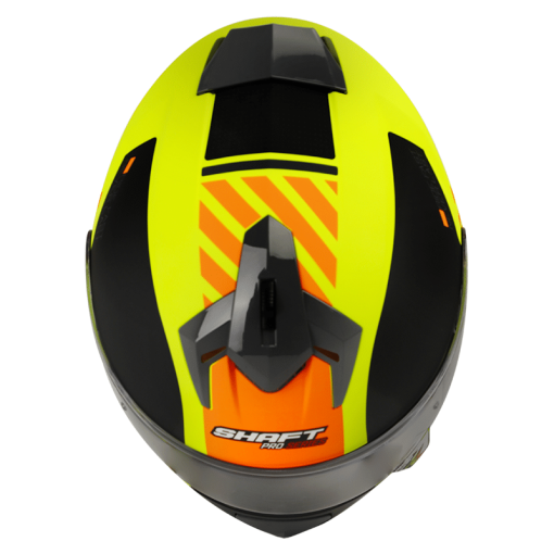 Casco Shaft Pro 610Dv Nos Amarillo Mate Naranja - Image 2
