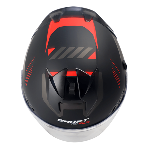 Casco Shaft Pro 235Dv Tommy Negro Mate Rojo - Image 4