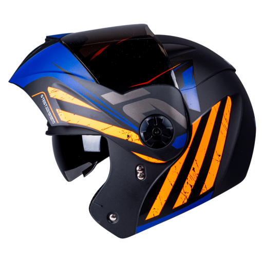 Casco Ich 3110 Tapered Negro Mate Naranja