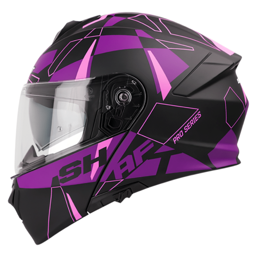 Casco Shaft Pro 4000Dv Multiverse Negro Mate Fucsia - Image 2