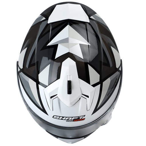 Casco Shaft Pro 610Dv Arrow Gris Brillo Blanco - Image 3
