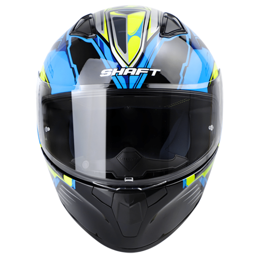 Casco Shaft 582Sp Rx78 Azul Brillo Amarillo - Image 4
