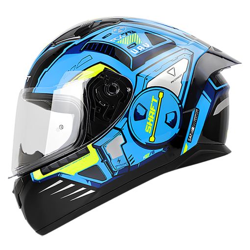 Casco Shaft 582Sp Rx78 Azul Brillo Amarillo