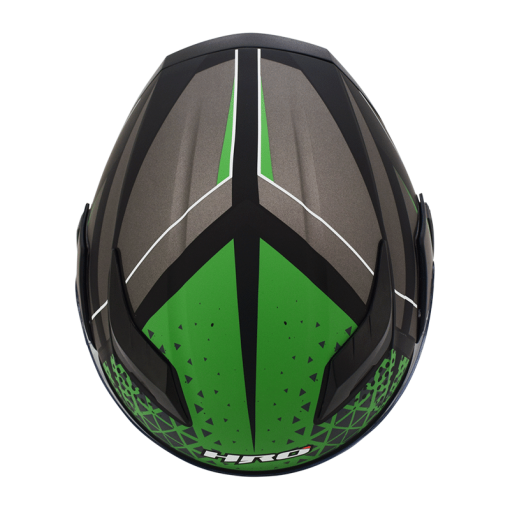 Casco Hro 3400Dv Orbital Negro Mate Verde Militar - Image 2