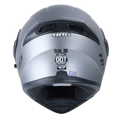 Casco Hro 3400Dv Solid Gris Mate - Image 3