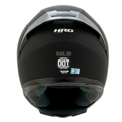 Casco Hro 511 Solid Negro Mate3 - Punto Llantas 2