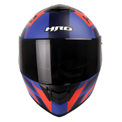 Casco Hro 518Dv Cremer Azul Mate Naranja - Image 4
