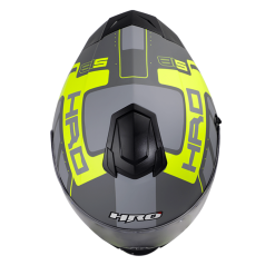 Casco Hro 518Dv Cremer Gris Mate Amarillo2 - Punto Llantas 2