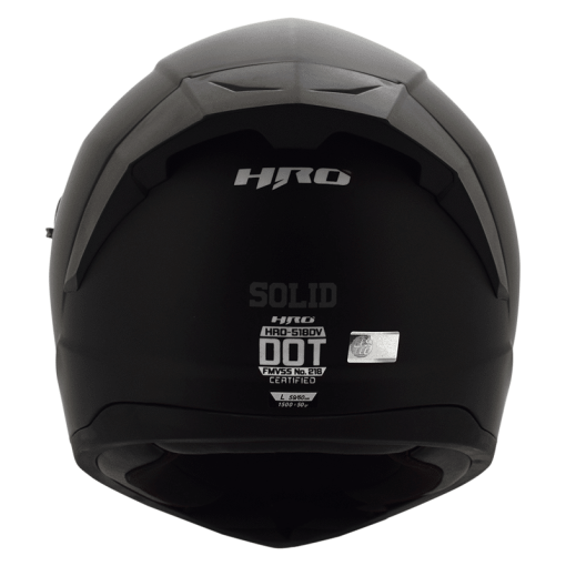 Casco Hro 518Dv Solid Negro Mate - Image 4
