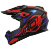 Casco Hro Mx03 Oximo Negro Mate Rojo1 - Punto Llantas 8