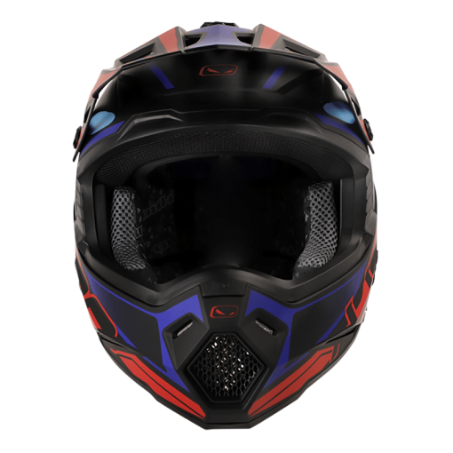 Casco Hro Mx03 Oximo Negro Mate Rojo - Image 4