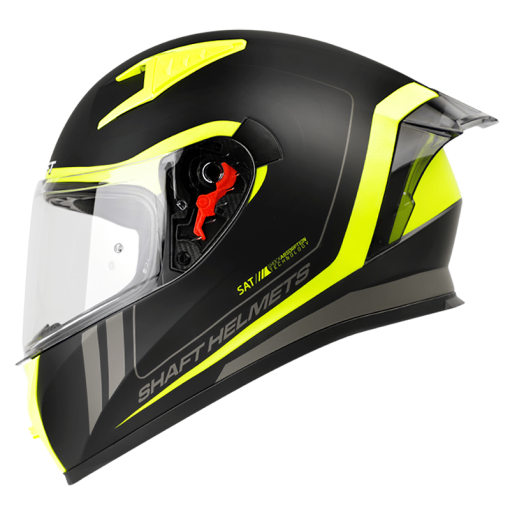 Casco Shaft 526Sp Edger Negro Mate Amarillo