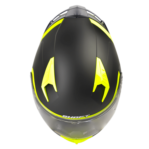 Casco Shaft 526Sp Edger Negro Mate Amarillo - Image 2