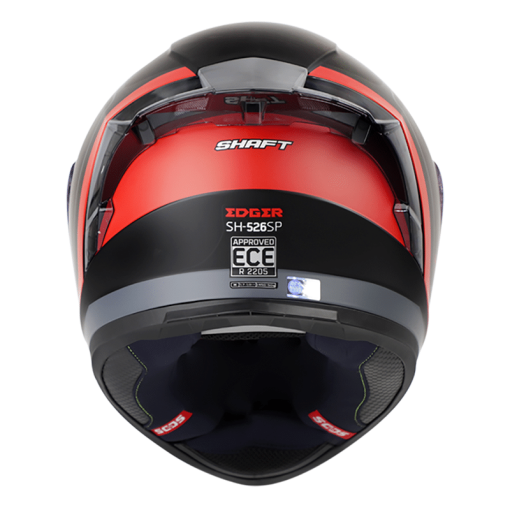 Casco Shaft 526Sp Edger Negro Mate Rojo - Image 5