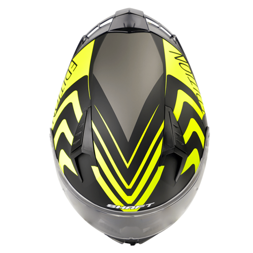 Casco Shaft 526Sp Thone Negro Mate Amarillo - Image 3