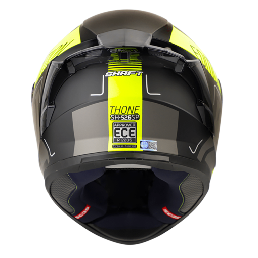 Casco Shaft 526Sp Thone Negro Mate Amarillo - Image 2
