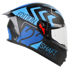 Casco Shaft 526Sp Thone Negro Mate Azul - Punto Llantas 1