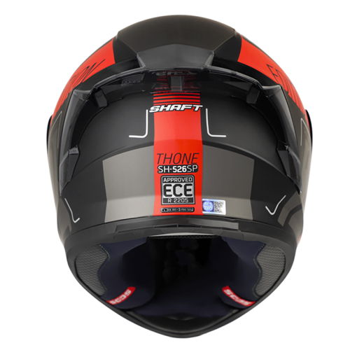 Casco Shaft 526Sp Thone Negro Mate Rojo - Image 2