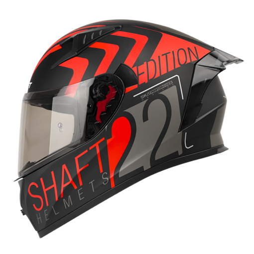 Casco Shaft 526Sp Thone Negro Mate Rojo
