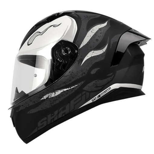 Casco Shaft 582Sp Flamer Negro Mate Gris