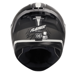 Casco Shaft 582Sp Flamer Negro Mate Gris3 - Punto Llantas 1