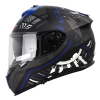 Casco Shaft Pro 610Dv Vitral Vital Negro Mate Azul Navy1 - Punto Llantas 5