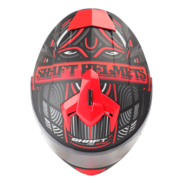 Casco Shaft Pro 610Dv Vitral Vital Negro Mate Rojo2 - Punto Llantas 3