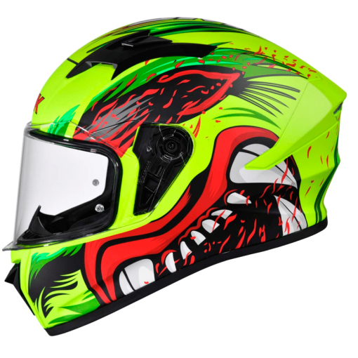 Casco Smk Stellar Animal Amarillo Mate