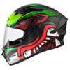 Casco Smk Stellar Animal Verde Mate - Punto Llantas 5