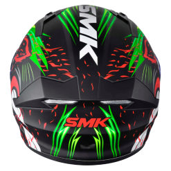 Casco Smk Stellar Animal Verde Mate1 - Punto Llantas 2