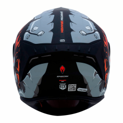 Casco Spartan Draken Baker Negro Mate1 - Punto Llantas 2