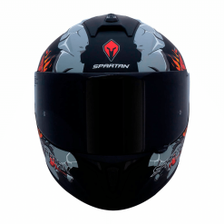 Casco Spartan Draken Baker Negro Mate3 - Punto Llantas 3