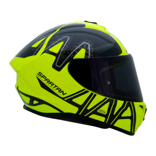 Casco Spartan Draken Dekers Amarillo Brillo - Image 2